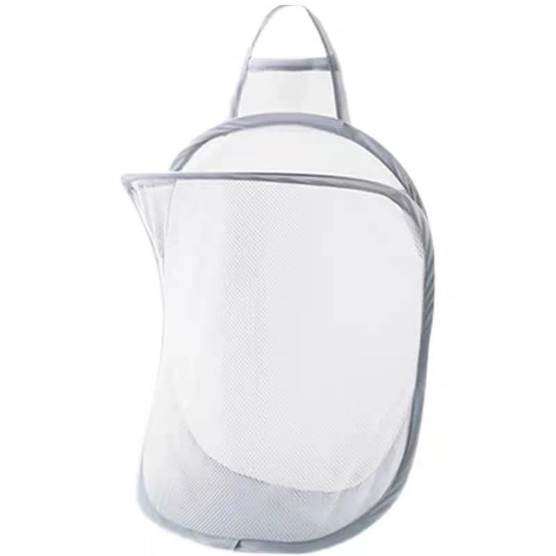 سلة غسيل معلقة قابلة للطي - رمادى